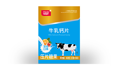 威尼斯欢乐娱人城AⅤ大中国 牛乳钙片（混合口味） 60片/瓶/盒